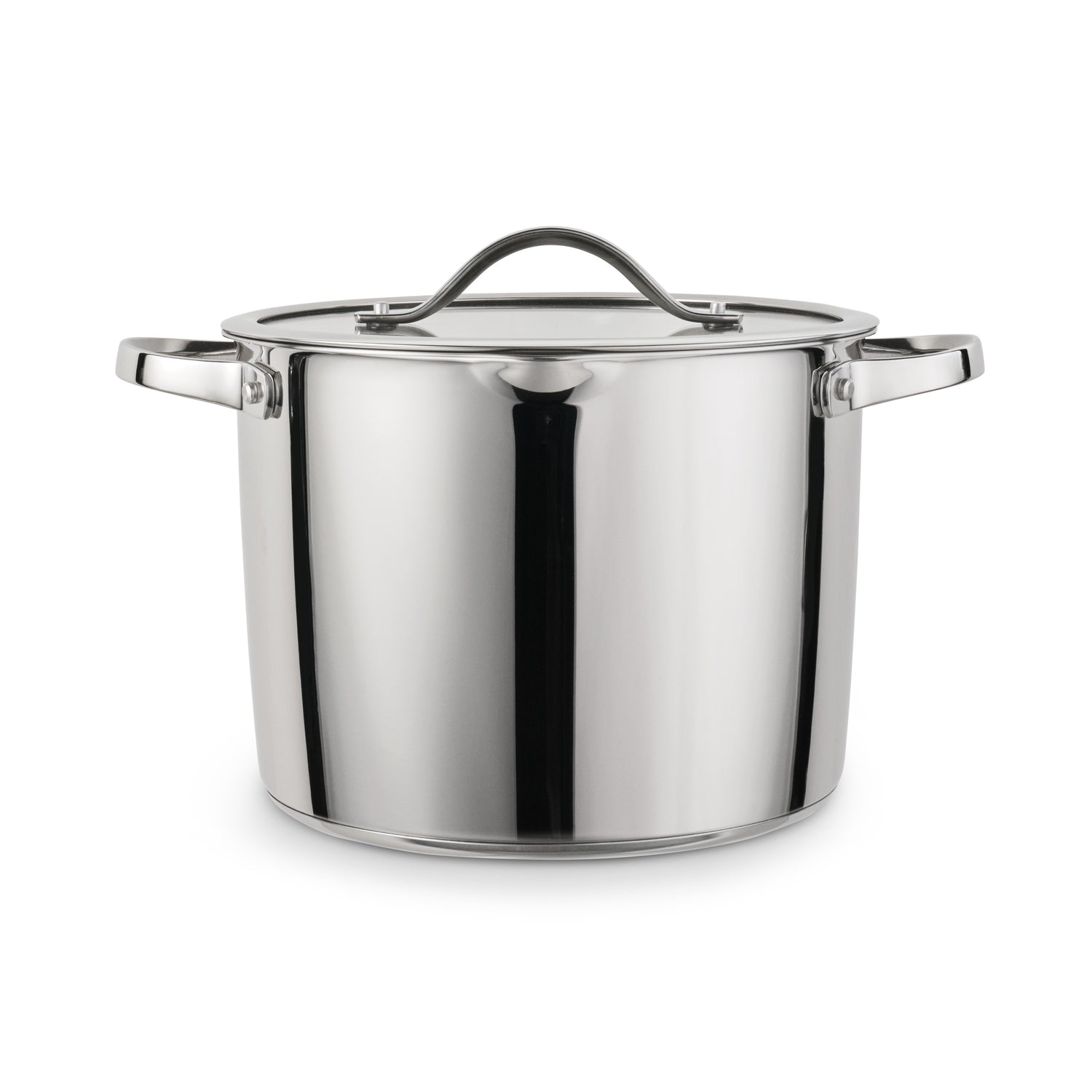 Tempo Tri-Ply Base 8 Quart Covered Stock Pot