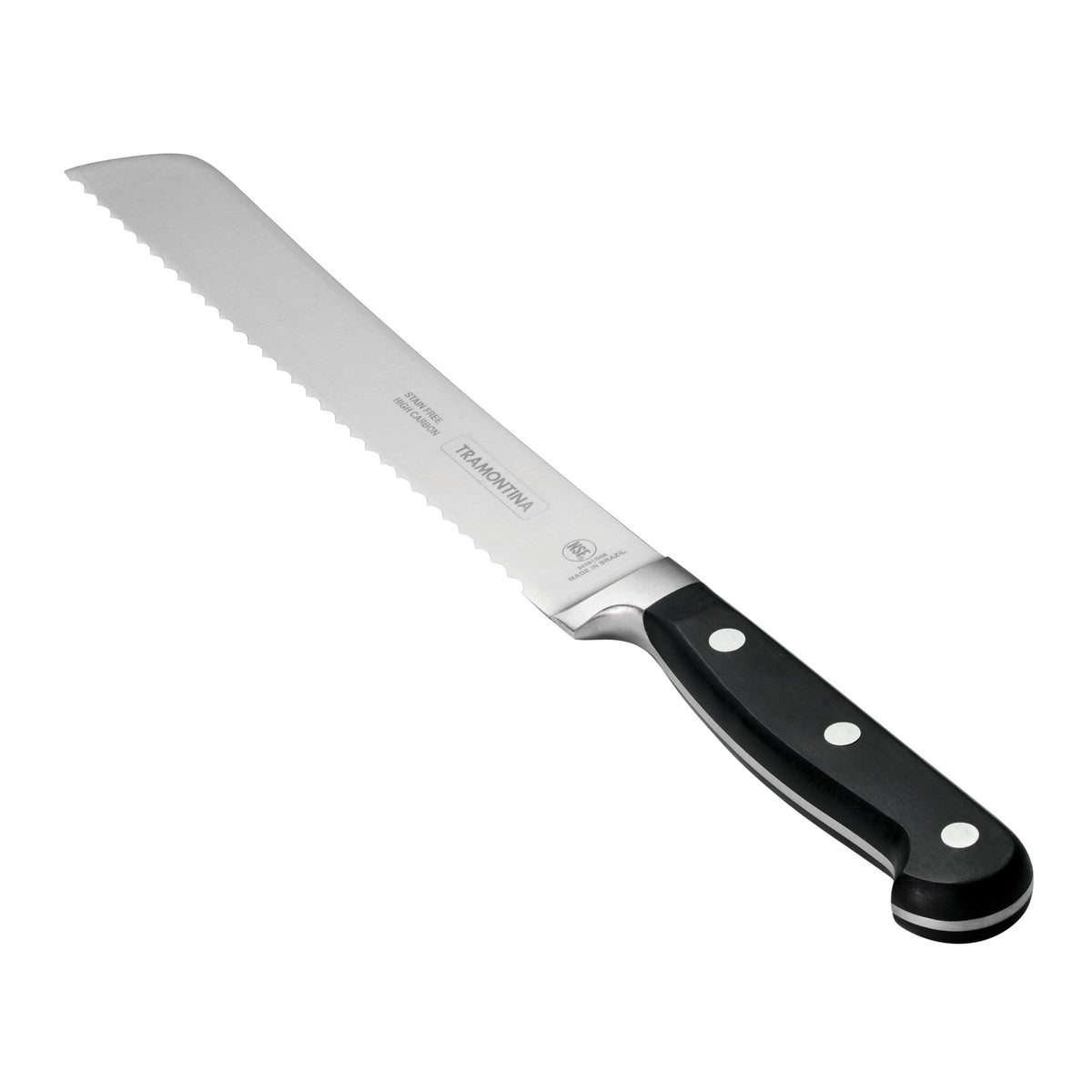 8 In Bread Forged Knife - Polycarbonate Handle