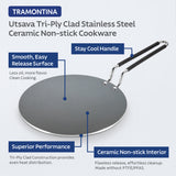 Tri-Ply Clad Utsava 10.5 Inch Dosa Tawa