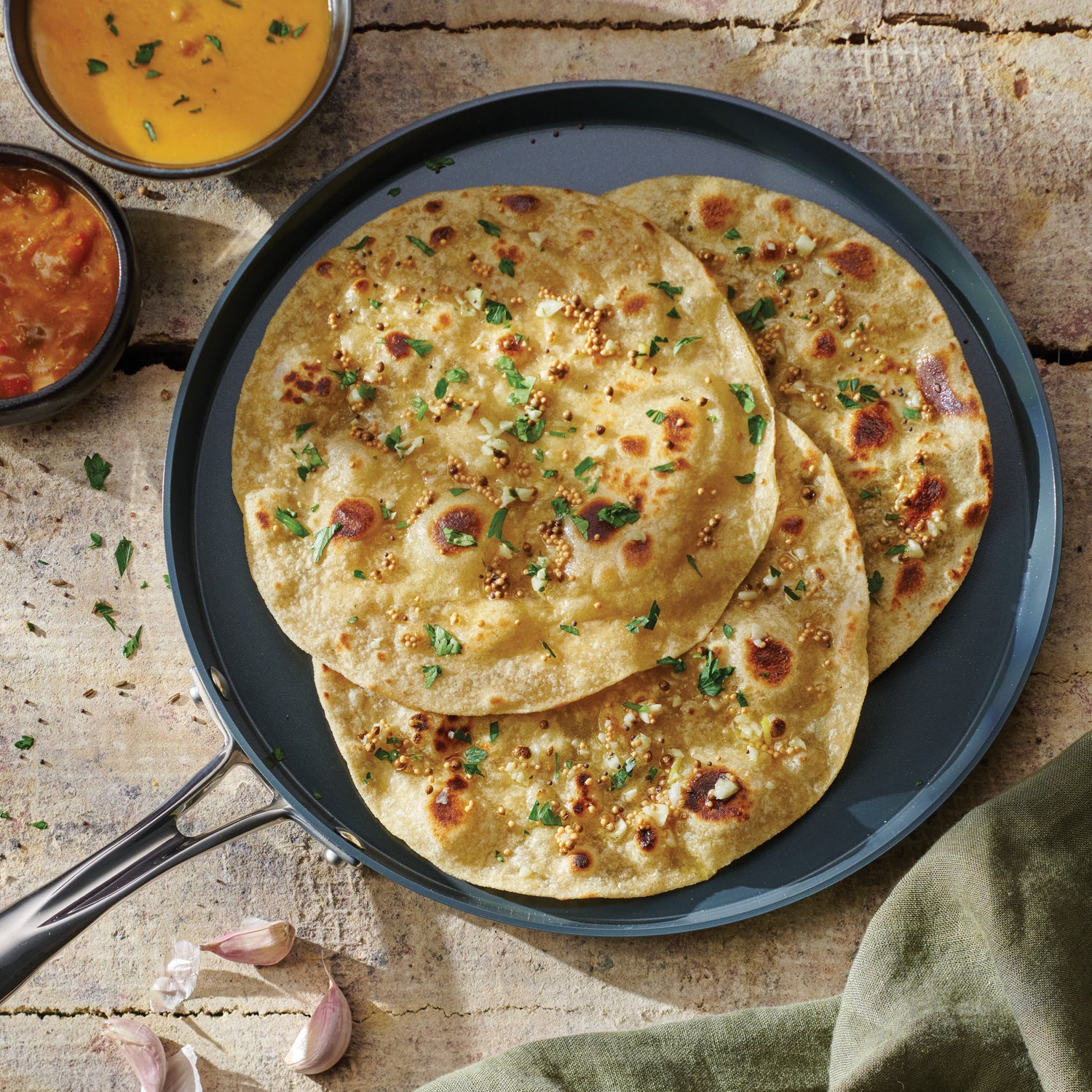 Utsava Tri-Ply Clad Stainless Steel Ceramic Nonstick Dosa Tawa