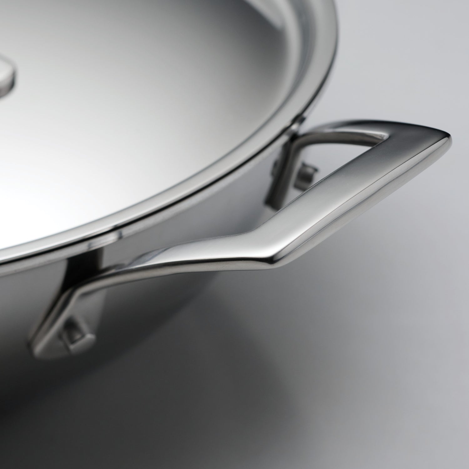 Utsava Tri-Ply Clad Stainless Steel Covered Kadai